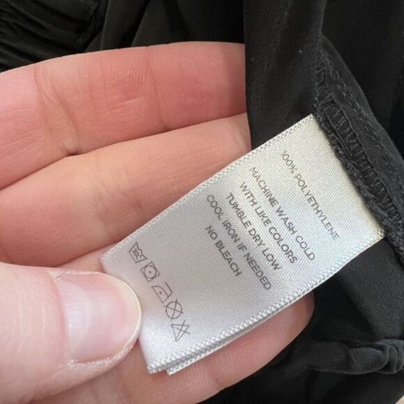 Lilla P Jogger Pants Size small black elastic waist polyethylene comfort cozy‎ - Picture 10 of 11